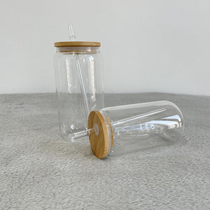 16oz glass sublimation jar