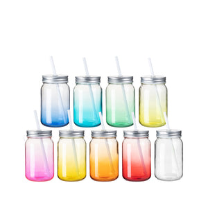 15oz gradient color sublimation jars
